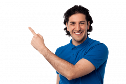 men pointing left png - Free PNG Images | TOPpng