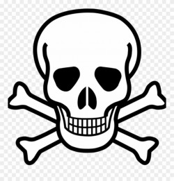 Like Poison - Skull And Crossbones Clipart - Png Download ...
