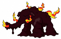 151 Poison Fakemon 28: Tar Mammoth by BatterymanAAA on DeviantArt