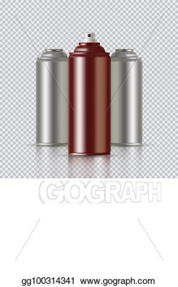 Vector Stock - Copper paint aerosol spray metal bottle can ...
