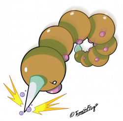 Weedle Used Poison Sting by TamarinFrog on DeviantArt