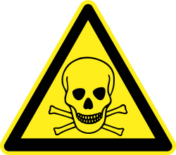 OnlineLabels Clip Art - Toxic/Poison Warning Sign