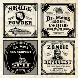 Square Halloween Witch Labels Poison Bottle Tags Potion Bottle Halloween  Apothecary Labels Printable Poison Clip Art Scrapbooking