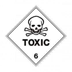 Toxic 6 Label – Safety-Label.co.uk | Safety Signs, Safety Stickers ...