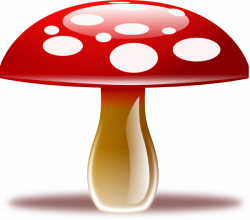 Red Mushroom Clip Art at Clker.com - vector clip art online, royalty ...