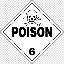 White and black poison 6 illustration, Dangerous goods ...