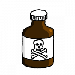 Bottle Of Poison Cartoon transparent PNG - StickPNG