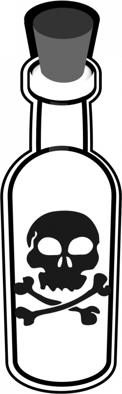 HD Toxic Clipart Transparent - Transparent Poison Bottle ...