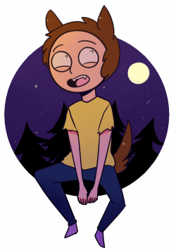 have a werewolf morty because october - WE'RE DOIN' THIS, FAM!