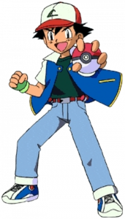Ash poses with pokeball by kaylor2013 on DeviantArt