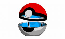 Pokeball Clipart Opened - Pokemon Open Ball Png, Transparent ...