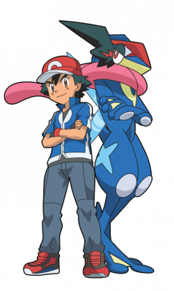 Ash and Greninja (POKEMON XYZ) by Alexalan | Pokemon | Pinterest ...