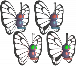 3DS - Pokémon X / Y - #012 Butterfree - The Models Resource