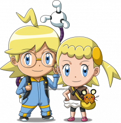 Pokemon - Chibi Clemont/Lem and Bonnie/Clem by SergiART on ...