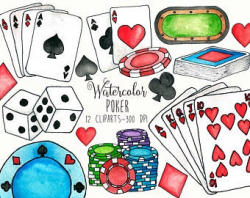 Poker clipart | Etsy