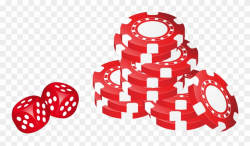 Casino Token Poker Dice Gambling - Dice Clipart (#3650258 ...