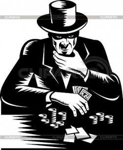 Poker Player Gambler Gambling | Clipart Panda - Free Clipart ...
