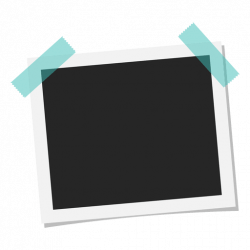 Polaroid taped wall photo - Transparent PNG & SVG vector