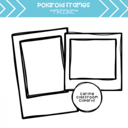 Polaroid Frames Clipart *Freebie* by Caring Classroom | TpT