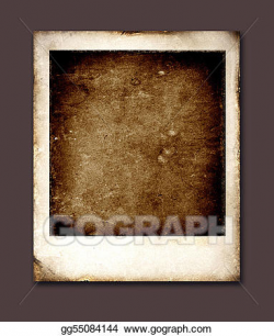 Clipart - Old polaroid. Stock Illustration gg55084144 - GoGraph