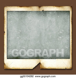 Clipart - Old polaroid. Stock Illustration gg55104282 - GoGraph