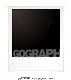 Clip Art - Plain polaroid. Stock Illustration gg4791948 ...