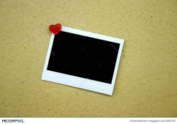 Blank Polaroid Pinned On Wall Stock Photo 284707 - Megapixl