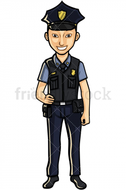 Asian Police Officer | Vector Illustrations | Man clipart ...