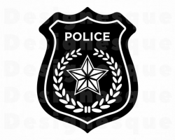 Police Badge SVG, Police SVG, Police Clipart, Police Files for Cricut,  Police Cut Files For Silhouette, Police Dxf, Police Png, Eps, Vector