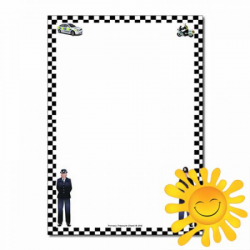 Police Themed Page Border/Writing Frame (no lines) - Happy ...