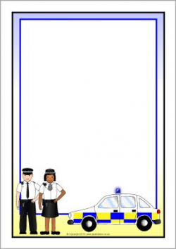 Police A4 page borders (SB9818) - SparkleBox | soorte mense ...