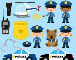 Police clipart | Etsy