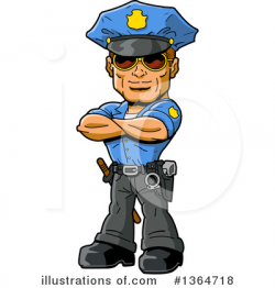 Police Clipart #1364718 - Illustration by Clip Art Mascots