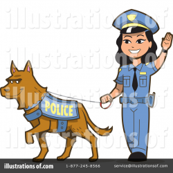 Police Dog Clipart #1363575 - Illustration by Clip Art Mascots