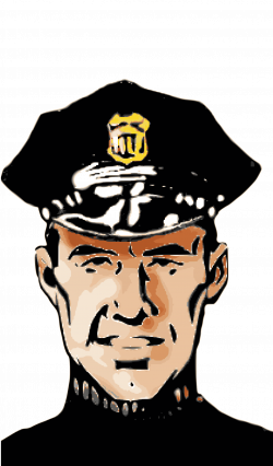 Clipart - Policeman Colored