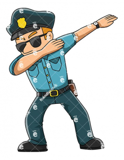 A Dabbing Policeman | Vector clipart in 2019 | Clip art ...