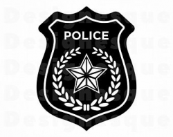 Police badge clipart | Etsy