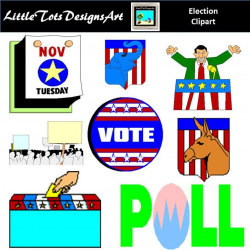 USA Election Clip Art - Vote Clip Art - Politics Clip Art - U.S. Election  Clipart - PNG Images - Instant Download - Commercial Use
