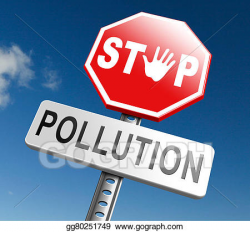Clipart - Stop pollution. Stock Illustration gg80251749 ...