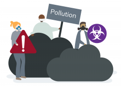 Air pollution smog and bad air - Download Free Vectors ...