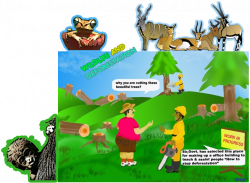 28+ Collection of Effects Of Deforestation Clipart | High quality ...