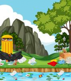 Pollution in the national park - Download Free Vectors ...
