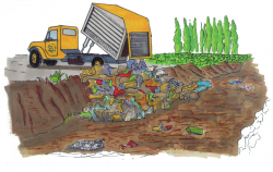 Drawing Of Soil Pollution Soil Pollution Sketch Pollution ...