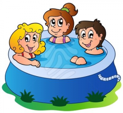 By The Pool Clipart