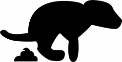 Dog Pooping Silhouette at GetDrawings.com | Free for personal use ...