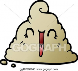 Vector Stock - Cartoon doodle poop. Clipart Illustration ...
