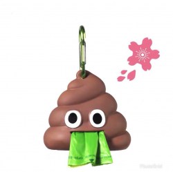 Instock Emoji Pet Poop Bag Dispenser Trash Waste Bag Holder ...