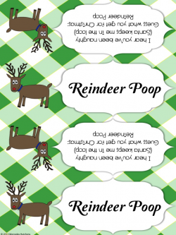 Reindeer Poop - Clip Art Library