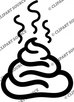 Clip Art; Dog Poop Clip Art; Silhouette Design; PNG; Funny Graphics;  Instant Download; Smelly; Hilarious