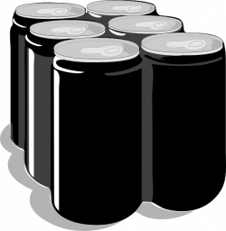 Beverage Cans Black Clip Art at Clker.com - vector clip art online ...